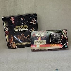 2 Star Wars Episode I  Clash of the Lightsabers card games